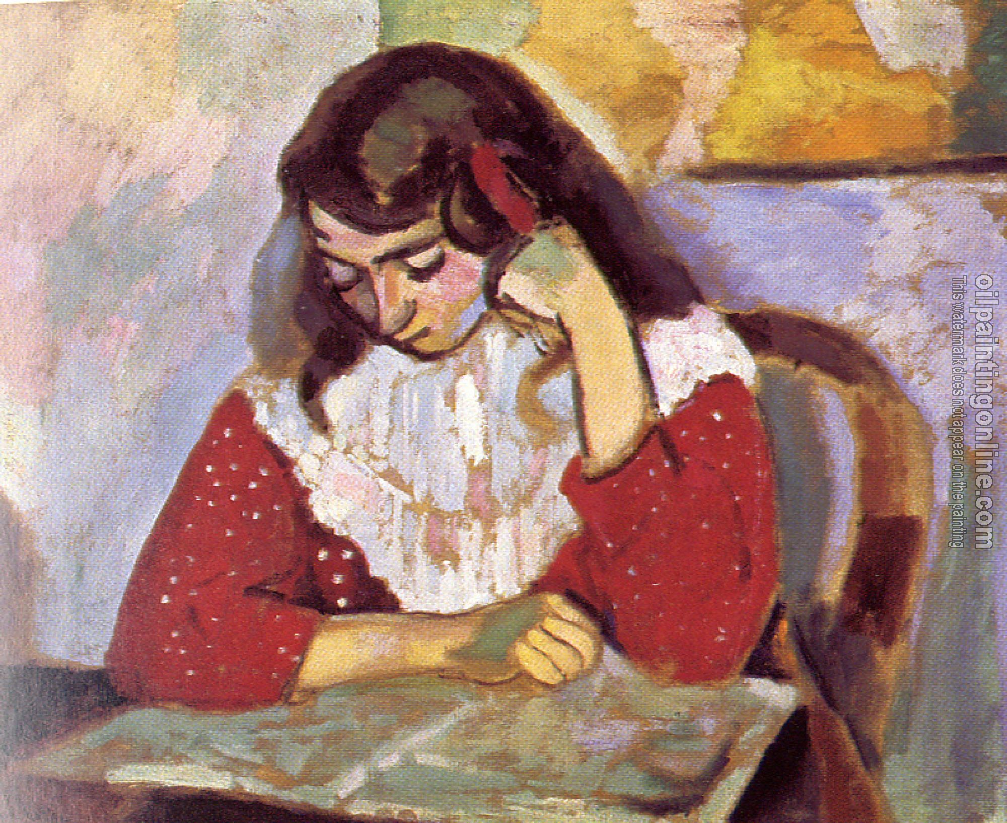 Matisse, Henri Emile Benoit - marguerite reading